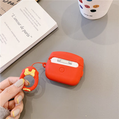 Capa Batman para Airpods Pro 2, Capa de Silicone à Prova de Choque 3D Desenho Animado para Airpods 4 3 2 1 Capa Protetora Funda Meninos Crianças