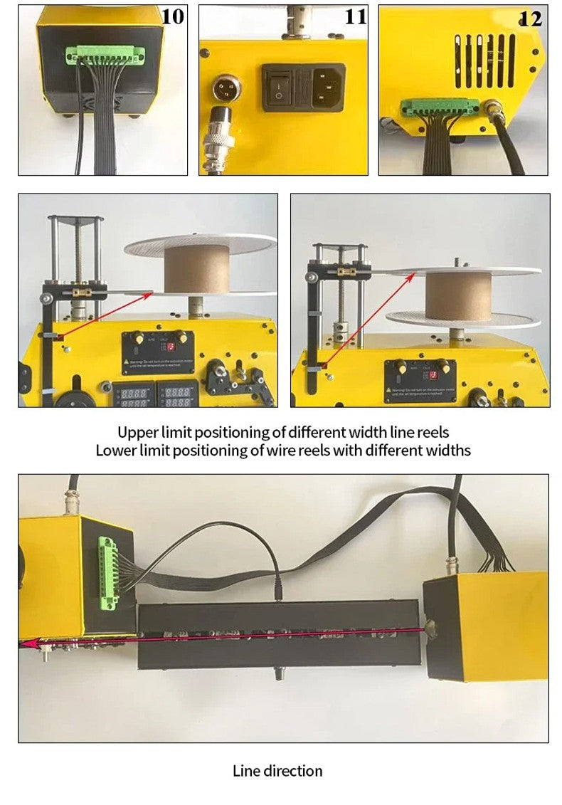 HT400 Desktop Extruder 3D Printing Filament Maker For 3D Filament Automatic Wire Diameter 1.75mm 3mm for PLA PETG PA ABS PC PP