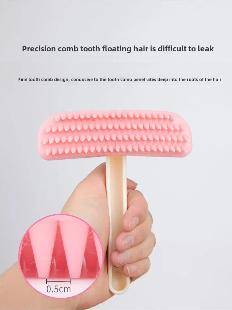 Rabbit Comb Silicone Small Pet Comb Cat Hair Comb Brush, Guinea Pig Hair Cleaning Beauty Care Tool Beauty Trimmer Pet Bath Comb