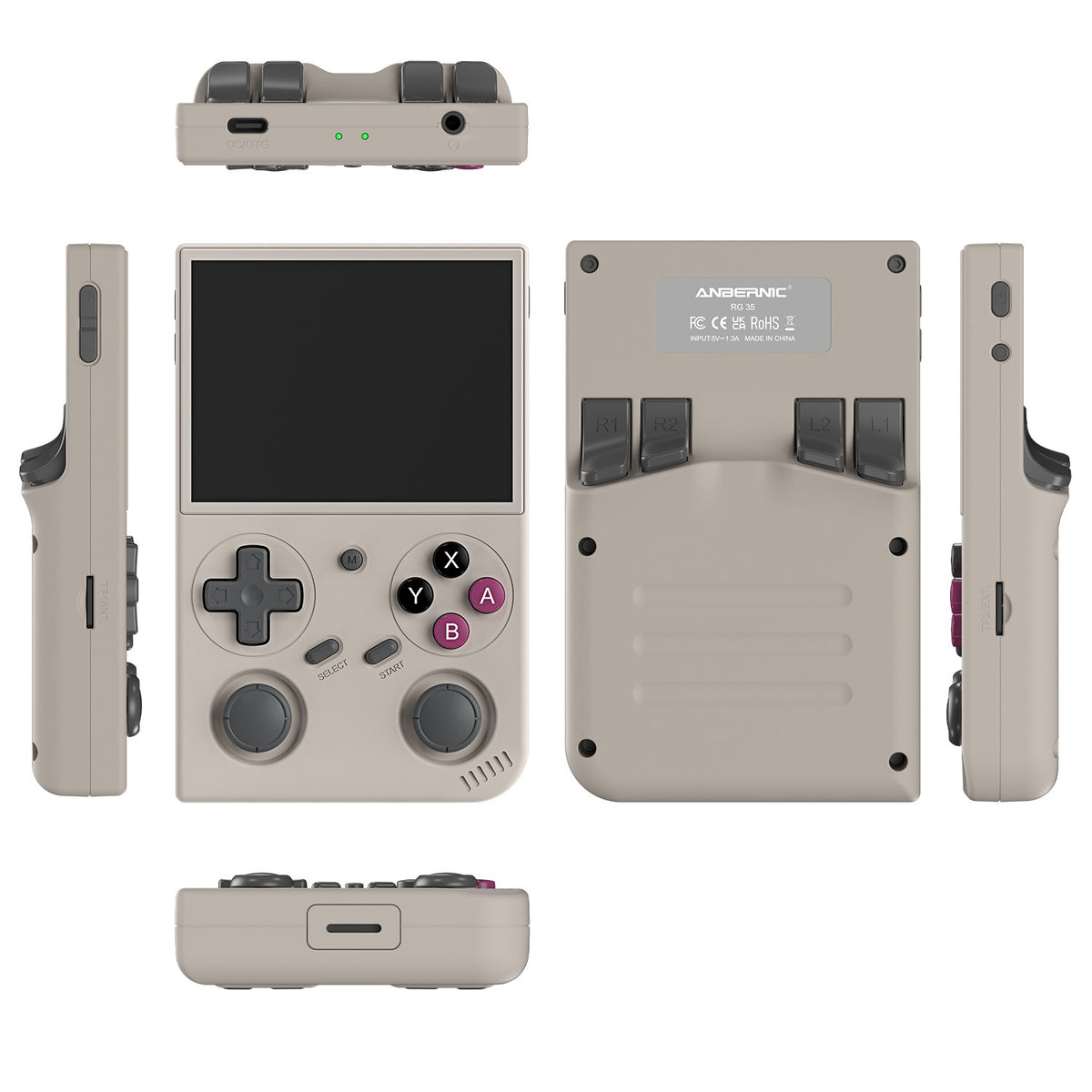 Anbernic  RG 35 3.5-inch IPS Retro Game Console Linux 64-bit RG35 Handheld Video Gaming Player 32G With  3200 mAh Battery