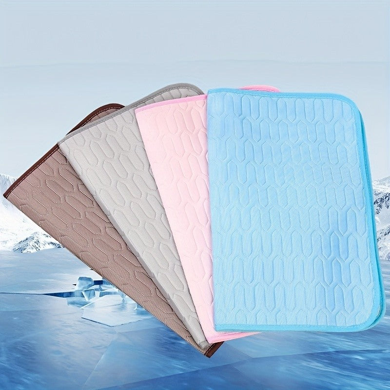 MODELO ICE-COOL ATUALIZADO 2025 Tapete Gelado para Pets e Cama para Gatos e Cães Pequenos, Médios e Grandes