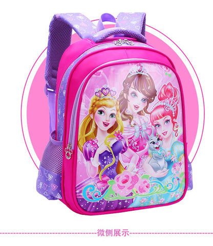 Disney princess Children cartoon primary bag for school reduction bag girl boy 1-3 grade Frozen Elsa bag for school kid backpack