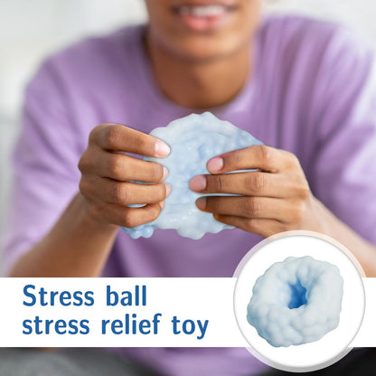 Crunchy Squishies Stress Ball Fidgets Toy Stress Anxiety Relief Balls Office Sand Filled Crunchy Balls Desk Squeeze Toys Gifts