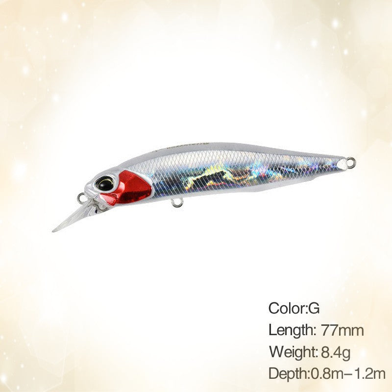 Isca de Pesca Minnow Wobbler Rozante 77SP 77mm 63mm Arremesso Longo Suspenso Isca de Nado Jerkbait Isca Artificial para Culter Alburnus