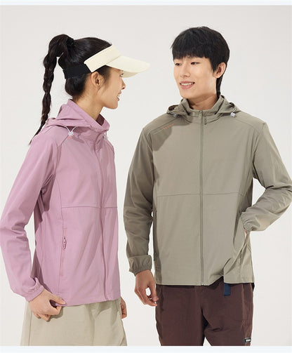 2025 new [new product upgraded skin clothing] high elastic sunscreen clothing men's and women's color contrast machine bag ice s