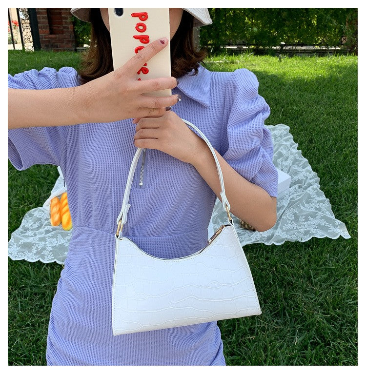 Fashion Exquisite Shopping Bag Retro Casual Women Totes Shoulder Bags Female Leather Solid Color Chain Handbag for Women 2024