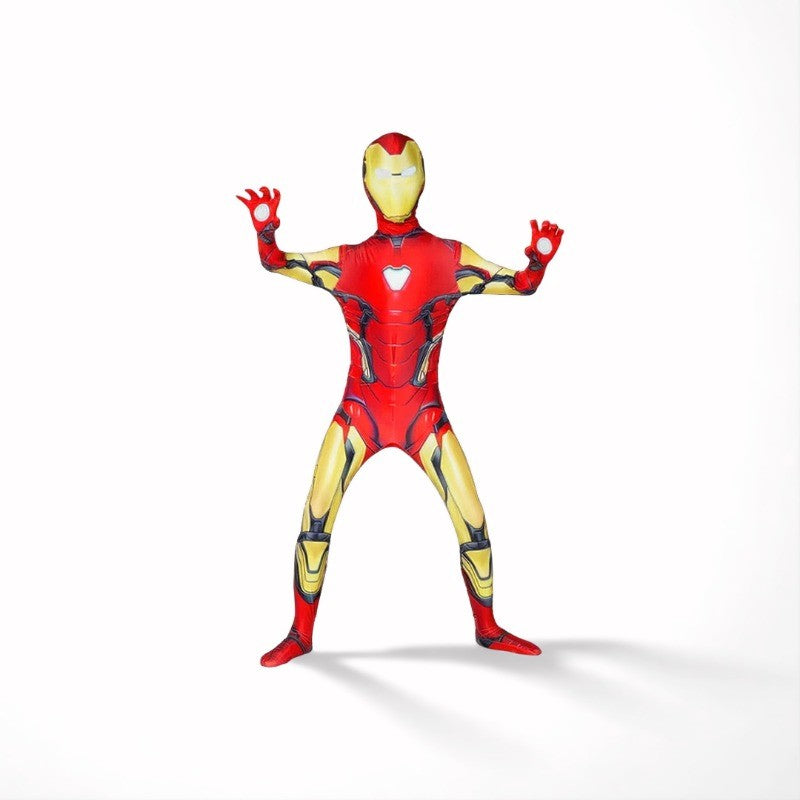Kids Adult Iron Cosplay Costume Bodysuit Jumpsuit The Avengers Superhero Outfits Halloween Carnival Party Cosplay Costumes