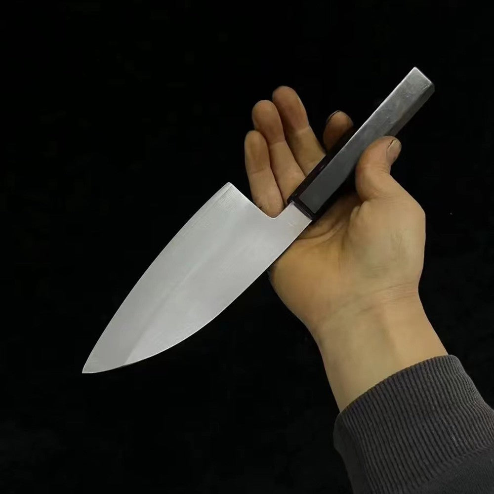 6.3 Inch Deba Knife 3-Layer BG42 Aviation Special Steel Double-edged Blade Cleaver Chopper Handmade Kitchen Knives With Cover