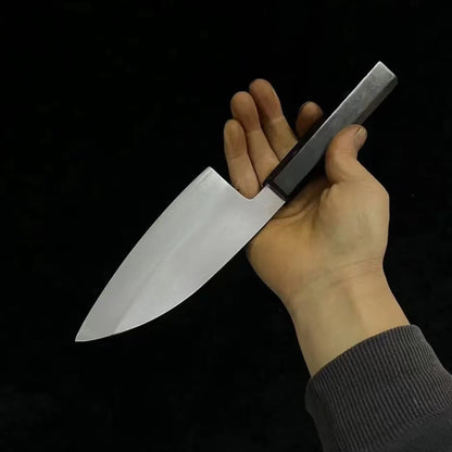 6.3 Inch Deba Knife 3-Layer BG42 Aviation Special Steel Double-edged Blade Cleaver Chopper Handmade Kitchen Knives With Cover