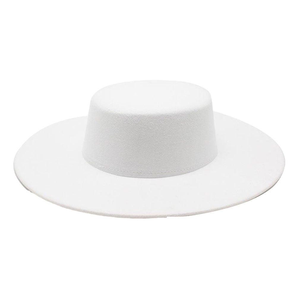 French Bow Tie Fedora Hat Winter Autumn Imitation Woolen Ladies Fedoras Top Wedding Jazz Hats Flat Top Felt Hat Bowler Hats