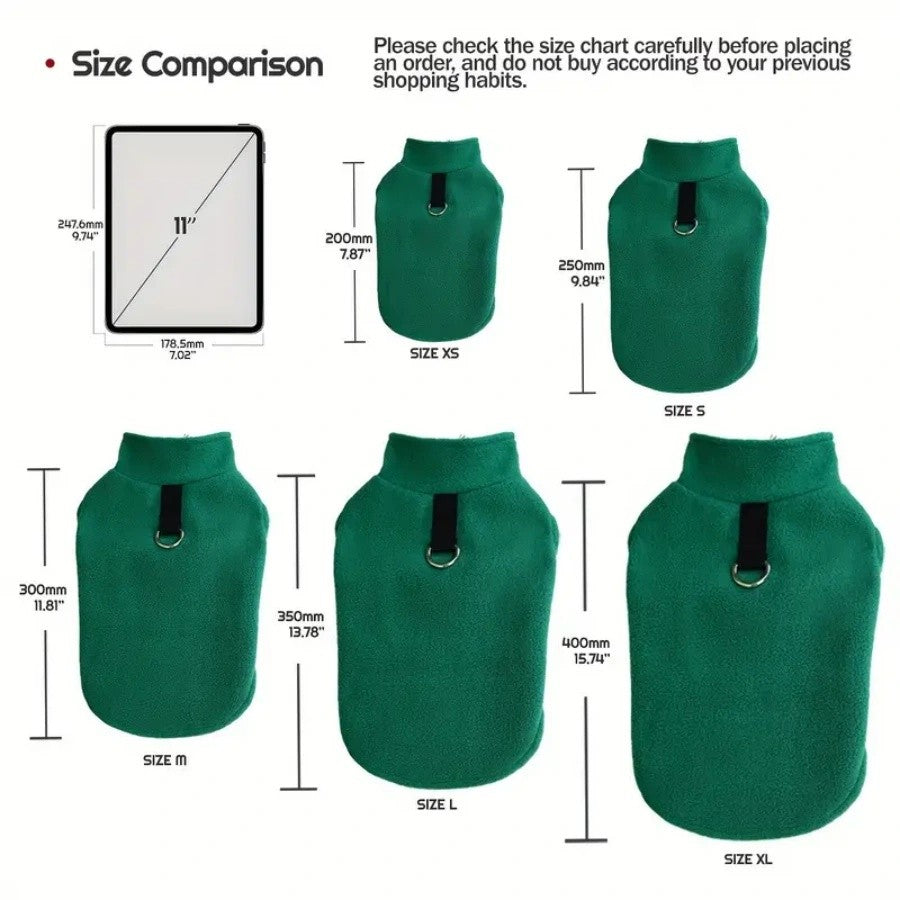 Suéter de Lã Aconchegante para Cães - Calor de Inverno para Raças Pequenas a Médias, Roupa Pet Estilo Pulôver, colete para cães pequenos, colete para gatos
