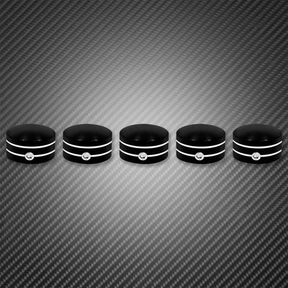 Kit de Parafusos de Coroa Traseira de Motocicleta Preto/Cromado para Harley Touring Road King Street Glide Sportster XL 883 Softail