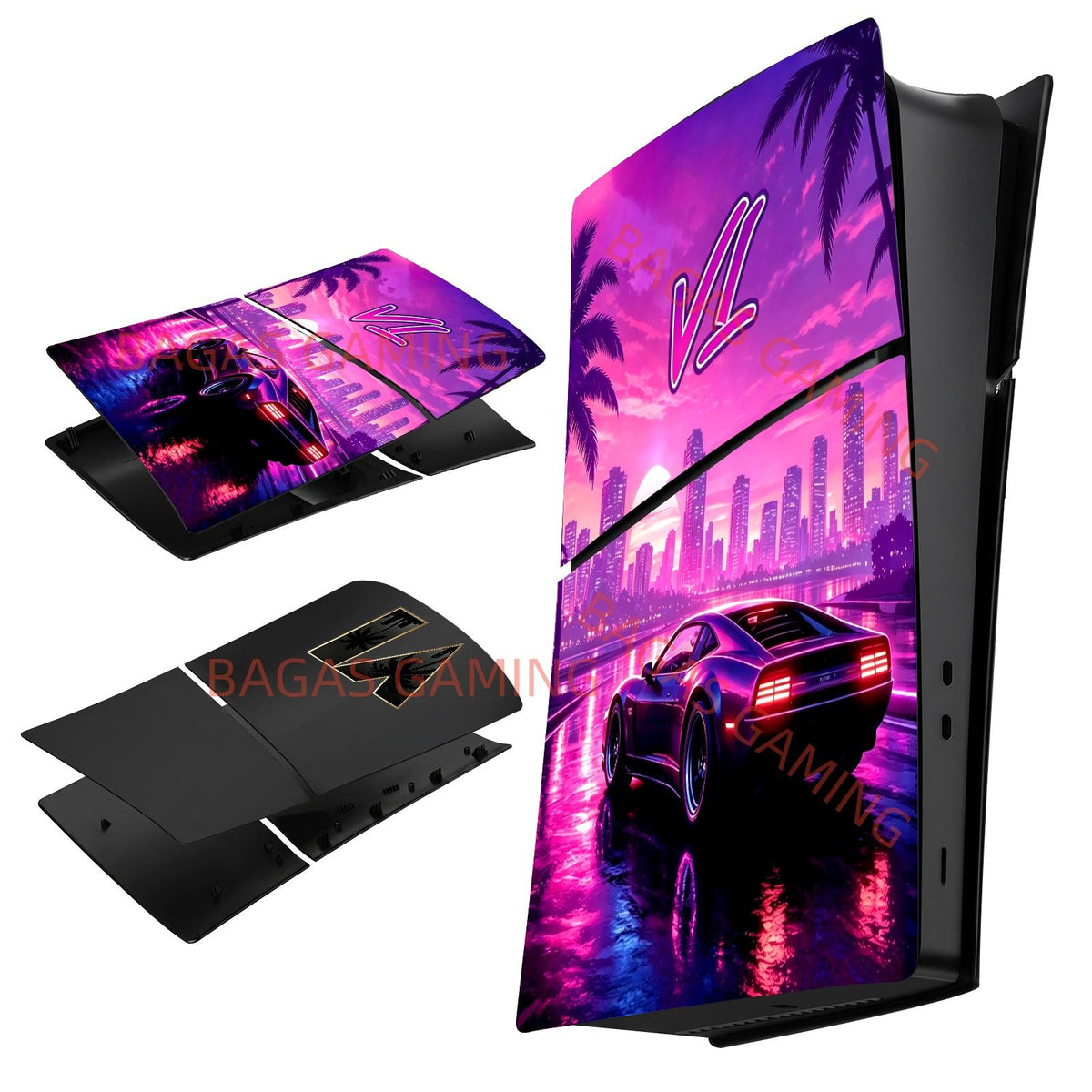 Digital Edition GA Face Plates  for PS5 Fat Console Accessories Shell Panel for PlayStation5 Pro Protective V Cover for PS5 Slim
