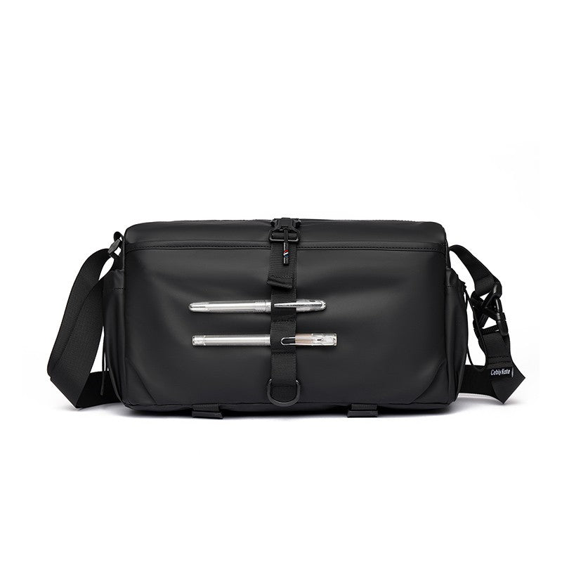 Men's Crossbody/Single Shoulder Bag, Adjustable Straps - Durable, Smooth Texture, Sturdy Structure, Ideal for Business Professio