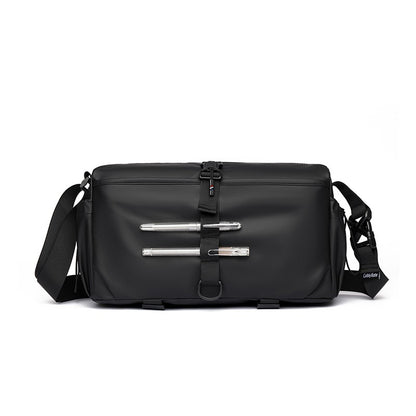 Men's Crossbody/Single Shoulder Bag, Adjustable Straps - Durable, Smooth Texture, Sturdy Structure, Ideal for Business Professio