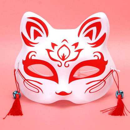 Japanese Anime Demon Slayer Mask Cosplay Thicken Plastic Masks Halloween Party Costume Props Fox Mask
