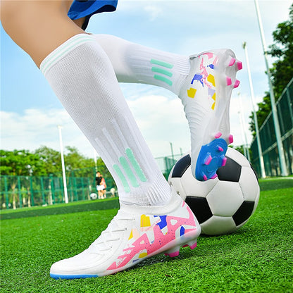 New Men Soccer Shoes Football Boots Grass Cleats Indoor Adult Non-Slip Boys Adult Futsal Sport Ultralight Turf Comfortable