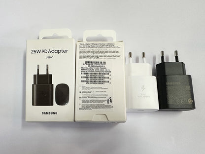 Original Samsung 25W Charger PD Type C Wall Chargeur Galaxi Z Fold 6 5 Z Flip 4 S25 S24 S23 A05s A54 A24 A23 M54 M13 M22 M32 M53