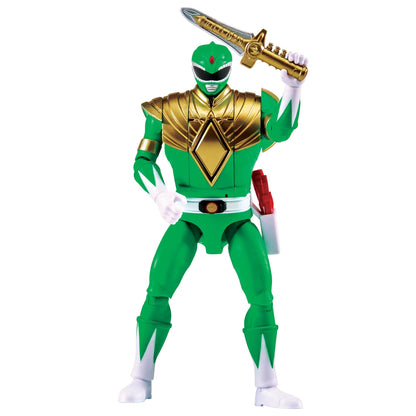 Anime Mighty Morphin Power Rangers Boneco de Ação Red Ranger Modelo Green Ranger Brinquedo Boneca Coleção Enfeites Presentes para Crianças