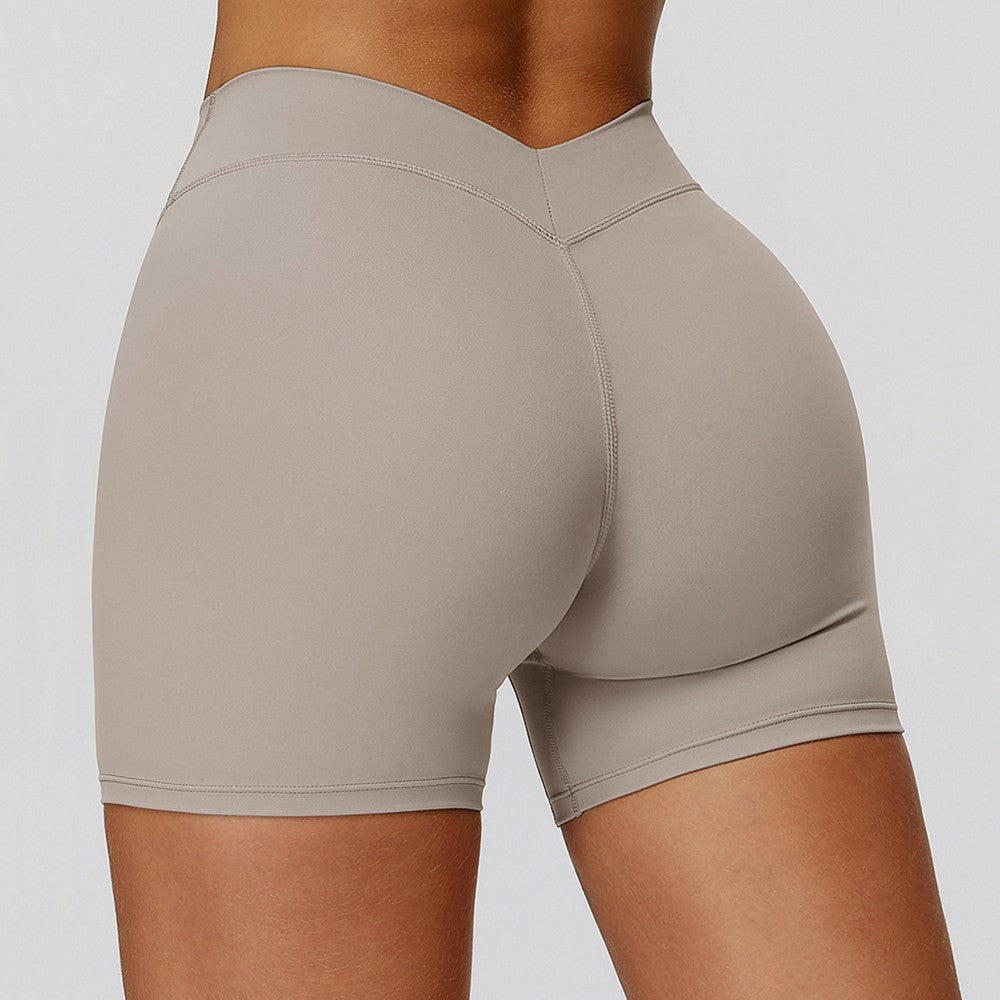 SWELTERING Yoga Shorts High Waist Fitness Cycling Shorts Women Butt Lifting Gym Workout Short Tights Female Running Sport Shorts