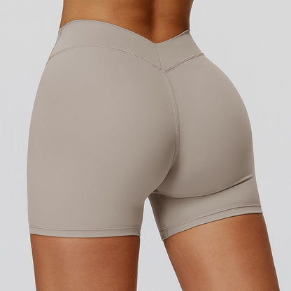 SWELTERING Yoga Shorts High Waist Fitness Cycling Shorts Women Butt Lifting Gym Workout Short Tights Female Running Sport Shorts