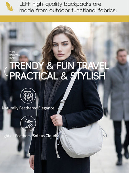 LEFF Fashion Women Crossbody Bag High Quality Nylon Commuting Bags Waterproof Outdoor Travel Shoulder Bag New Causal Female Bags