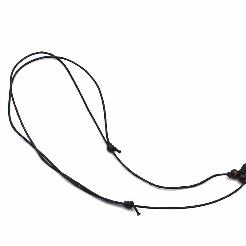 Colar Masculino Feminino Imitação Osso Pingente Amuleto Tibetano Presas Dente de Lobo Tibetano Natural Verdadeiro Vintage Branco Marrom Cru