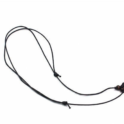 Colar Masculino Feminino Imitação Osso Pingente Amuleto Tibetano Presas Dente de Lobo Tibetano Natural Verdadeiro Vintage Branco Marrom Cru