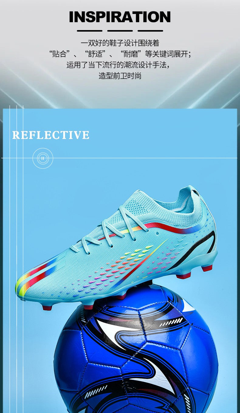 New Men Ultralight Soccer Shoes TF/FG Professional Football Boots Unisex Non-Slip Training Soccer Cleats Outdoor Field Chuteira