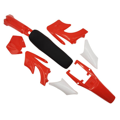 7 Cores Moto Apollo Infantil Bicicleta de Trilha Minimoto Acessórios Plásticos Carenagem Para-lamas Assento Almofada Kit Carroceria