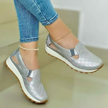 Mocassins Femininos de Malha Tênis Casuais Primavera Verão Confortáveis Sapatilhas Vulcanizadas Femininas Sem Cadarço Zapatos De Mujer