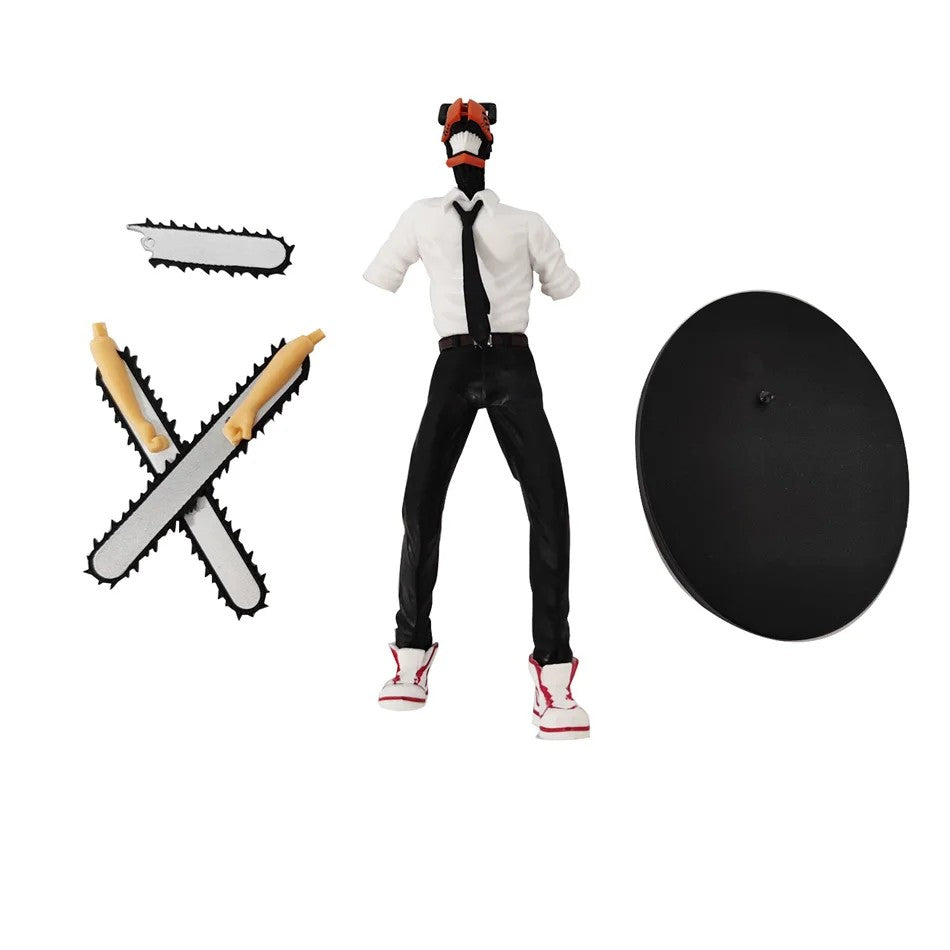 19cm Motosserra Homem Denji Anime Figura Denji/Power Action Figure 1560 Motosserra Homem Denji Estatueta Adulto Modelo Colecionável Boneca Brinquedo