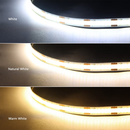 Smart Dimmable COB LED Strip Touch Sensor Lights for Kitchen Room Cabinet Wall Ceiling Backlight Christmas Decoration Lighting