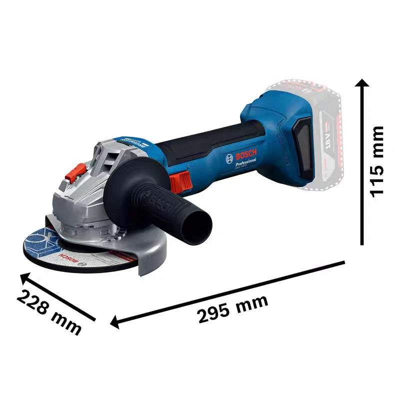 Bosch GWS 18V-8 Professional Esmerilhadeira Angular a Bateria 18V M10 100mm Sem Escovas Máquina de Corte 11.000 rpm Ferramentas Elétricas