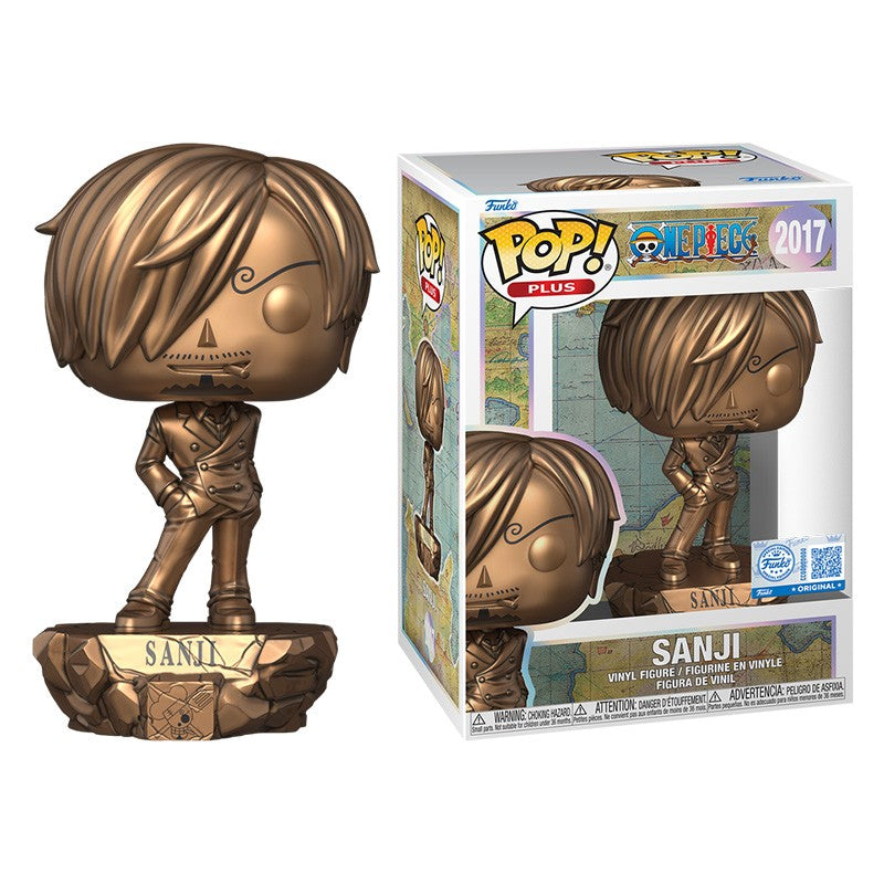 One Piece Anime Figure Sanji Tony Tony Chopper FUNKO POP 25th Anniversary Vinyl Figure +Protector Collectible Limited Edition
