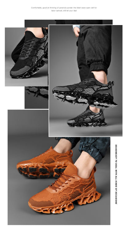 Tênis Masculino Casual Masculino Tênis Masculino de Luxo Tênis Masculino de Corrida Respirável Sapatos da moda Loafers Tênis de corrida para homens