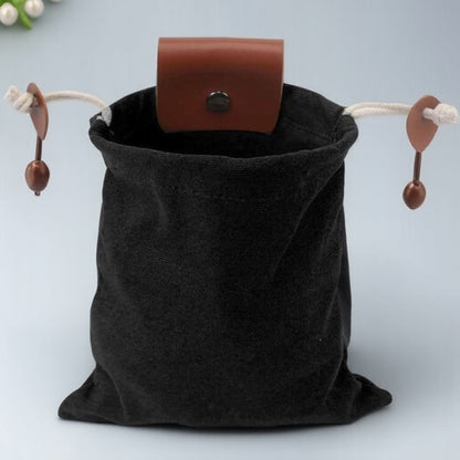 Multipurpose Collapsible Canvas Foraging Bag Berry Mushroom Picker Drawstring for Camping Hiking Beachcombing Outdoor Gear