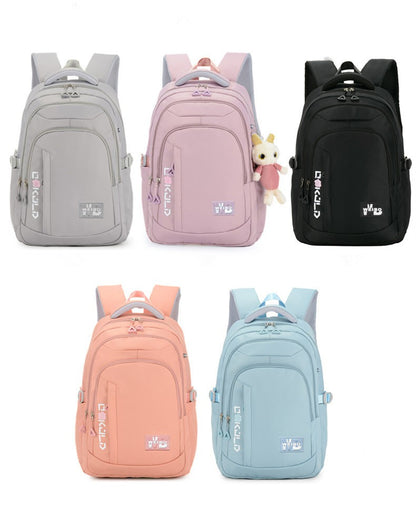 Girl School Bag Backpack Back Pack For Teenager Women Children Female Pink Schoolbag Primary High Bagpack Class Teens Child Kids