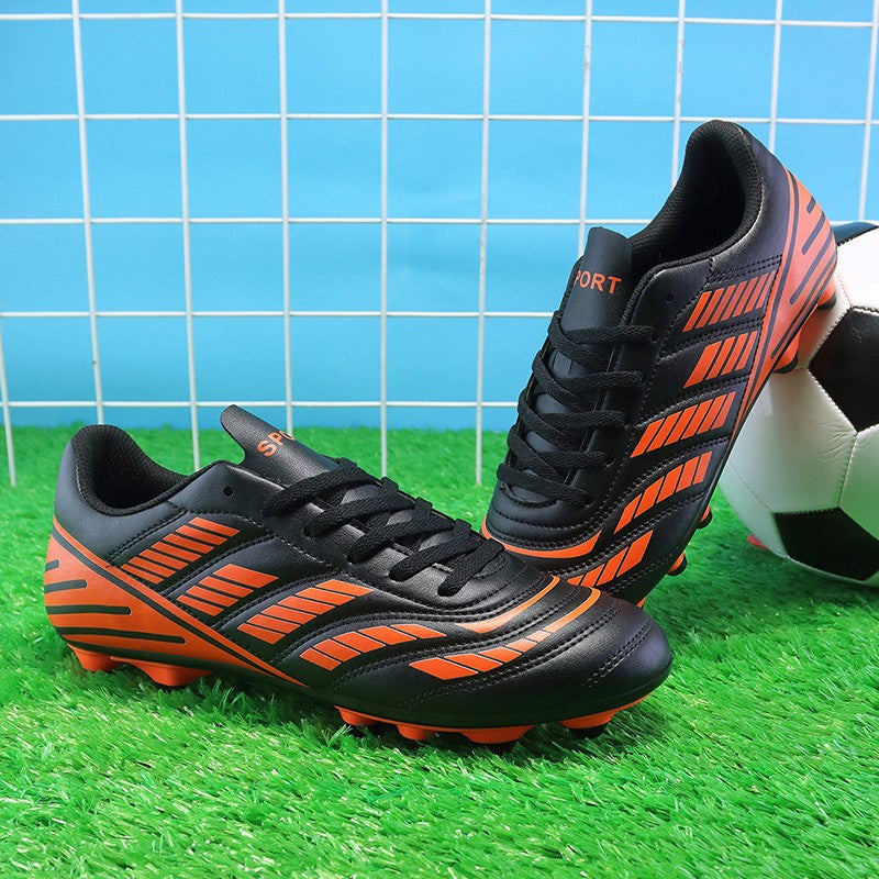 Unisex Youth Soccer Cleats Lightweight High Top FG FT Football Shoes Enhanced Traction Comfortable Match Training for Boys Girls