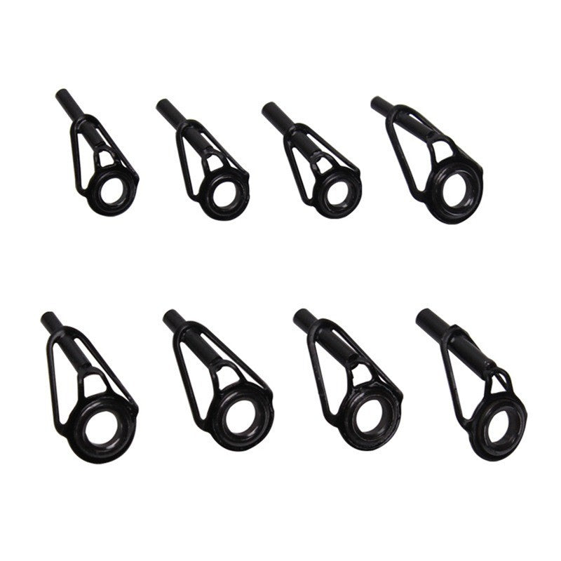 8/80pcs/Box Fishing Rod Guide Tip Repair Kit Set DIY Eye Rings Stainless Steel Frames Ceramics TS Line Guide Ring
