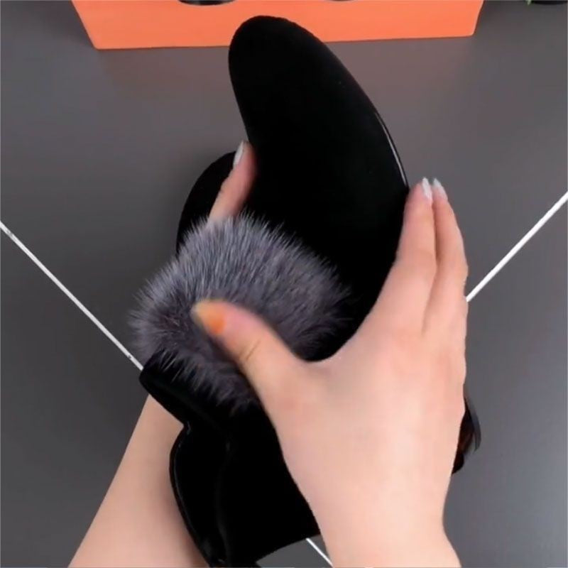 Shoes for Women 2024 Winter Plush Warm Women's Boots Low Heel Non-slip Commuter Office Ladies Shoes Fashion Zipper Short Boots