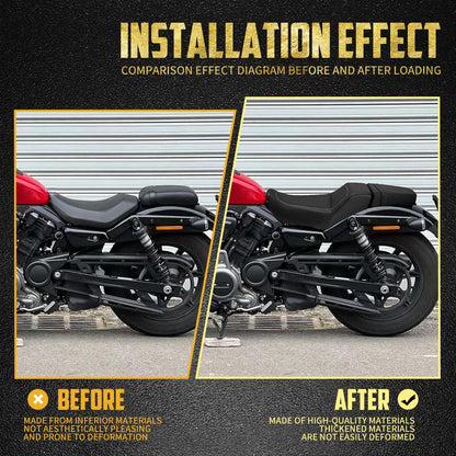 Assento de motorista e passageiro para motocicleta Harley Nightster RH975 2022-2024 Nightster Special RH975S 23-24