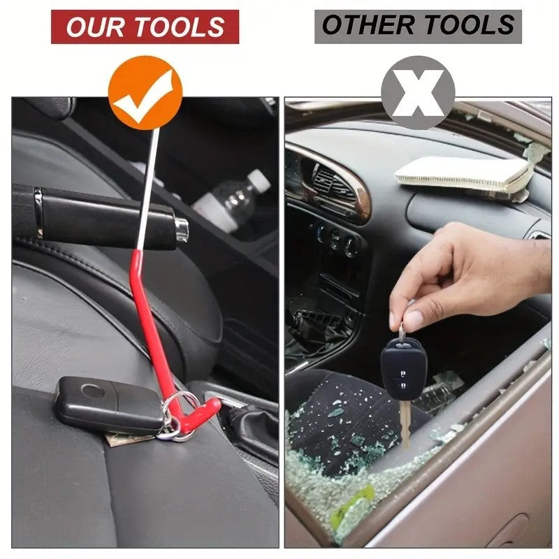 Conjunto de Ferramentas Automotivas de 21/18 Peças para Portas de Carro com Bomba de Ar Inflável, Ferramentas de Fixação para Abertura de Portas e Janelas, Kits de Longo Alcance com Bolsa de Transporte