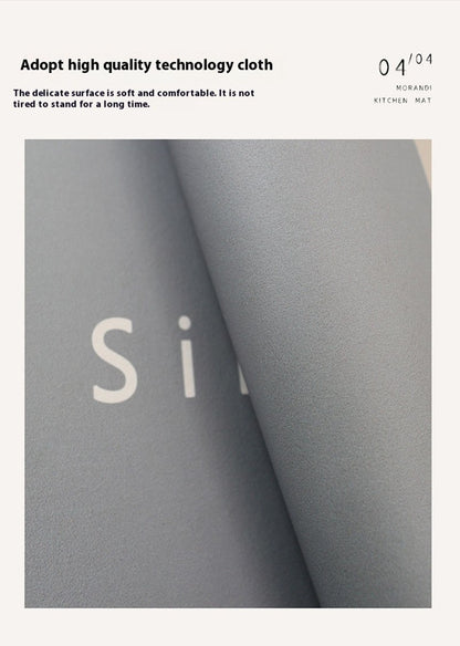 VIMAKA Minimalist Diatomite Bath Mat - Non-Slip Kitchen Floor Pad, Quick Dry Rug, Water & Stain Resistant, Eco-Friendly Design