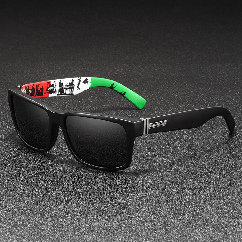 KDEAM Revamp Of Sport Men Sunglasses Polarized Shockingly Colors Sun Glasses Outdoor Driving Photochromic Sunglass With Box