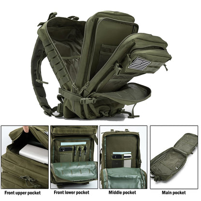 30/50L Tactical Backpacks For Man Hking Outdoor Survival  Bags 3P Assault Pack EDC Molle Pack For Trekking Hunting Bag