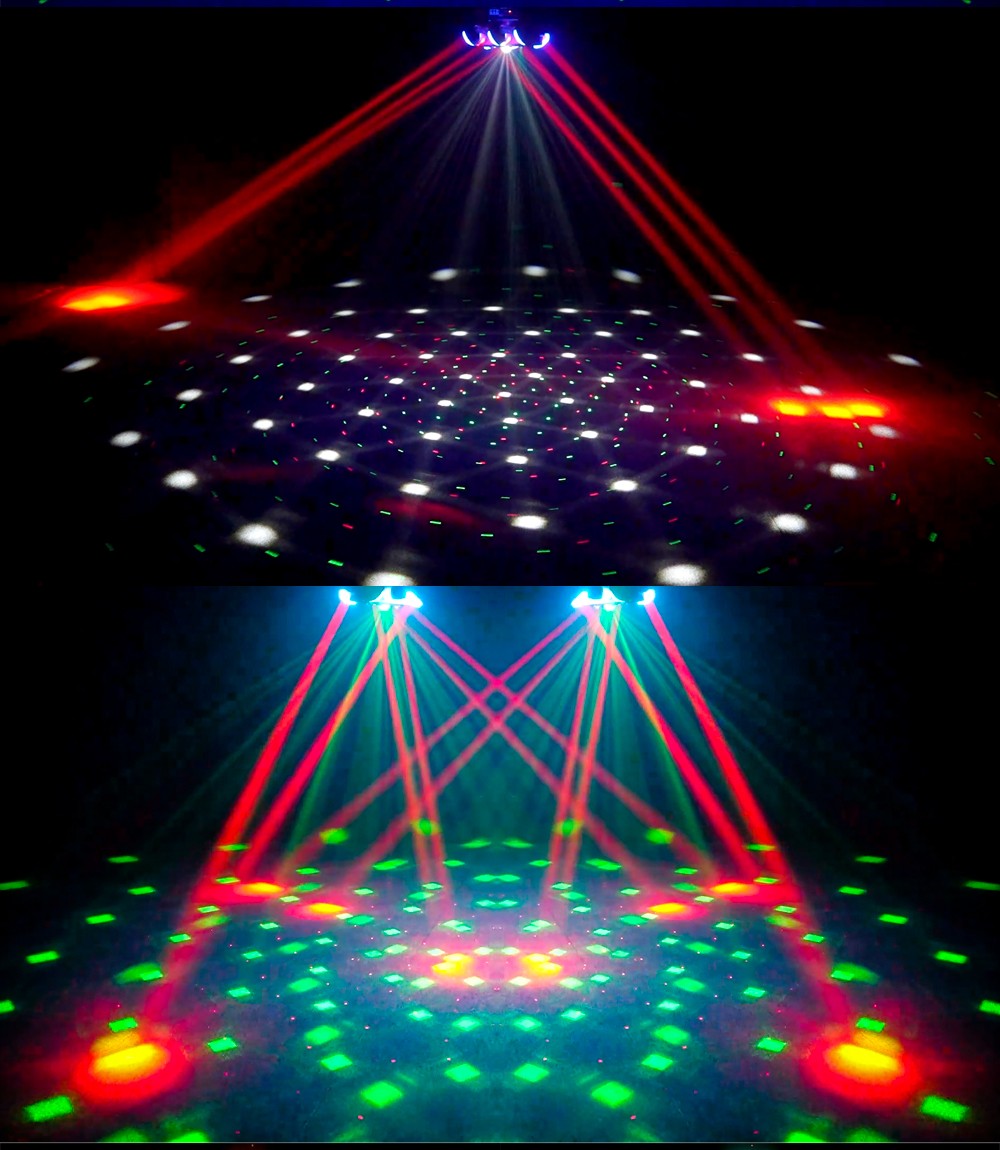 New 120W 6*15W Beam Effect Moving Head RGBW Wash for Dj Disco Party Wedding Show Bar Golden Light Bluemoon Pro Stage Lighting
