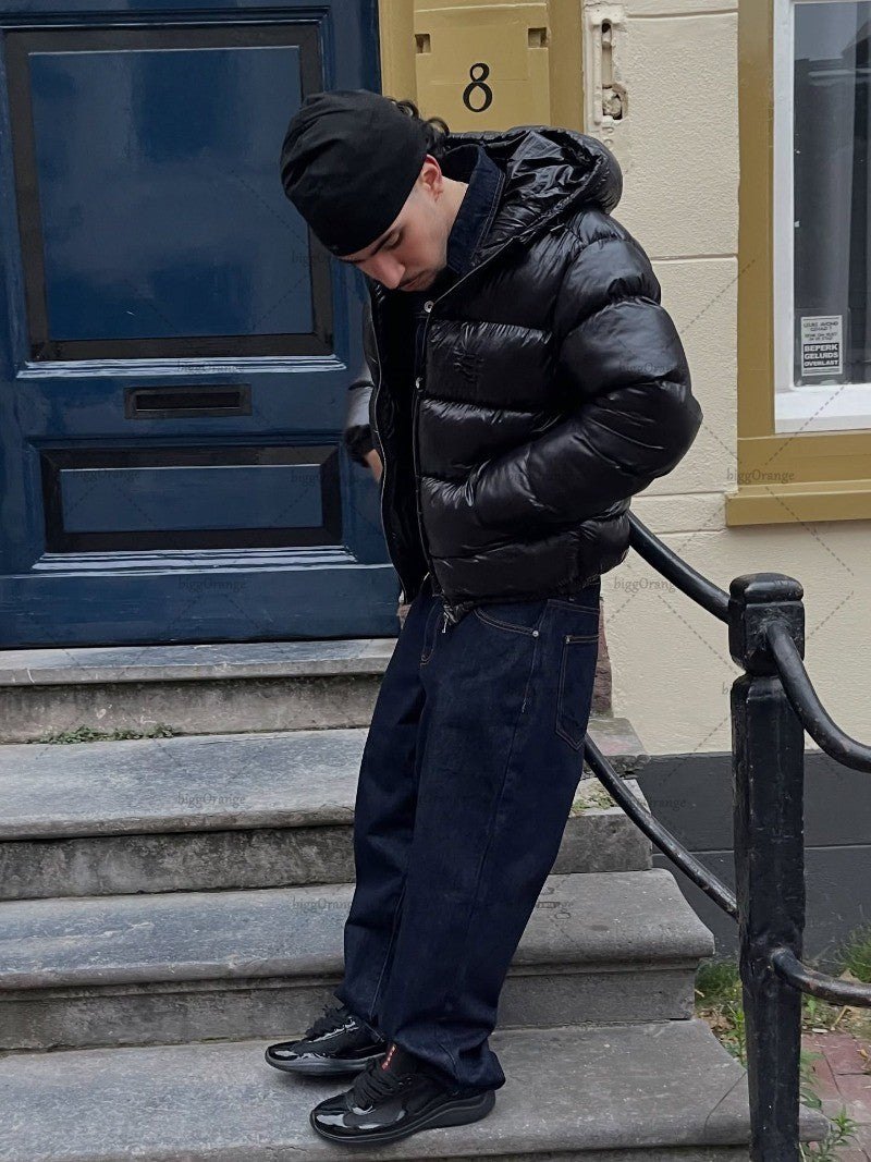 Autumn and Winter Trendy Casual Streetwear Harajuku Camouflage Waterproof Zipper Hooded Jacket Men Retro Loose Warm Coat Women