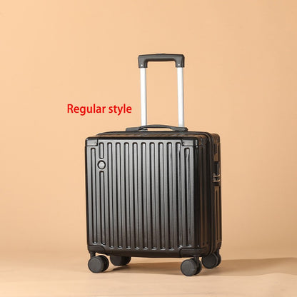Mala de Bordo Pequena de 18 Polegadas ABS com Múltiplos Compartimentos e Divisória para Molhados e Secos para Viagens a Negócios e Viagens Curtas