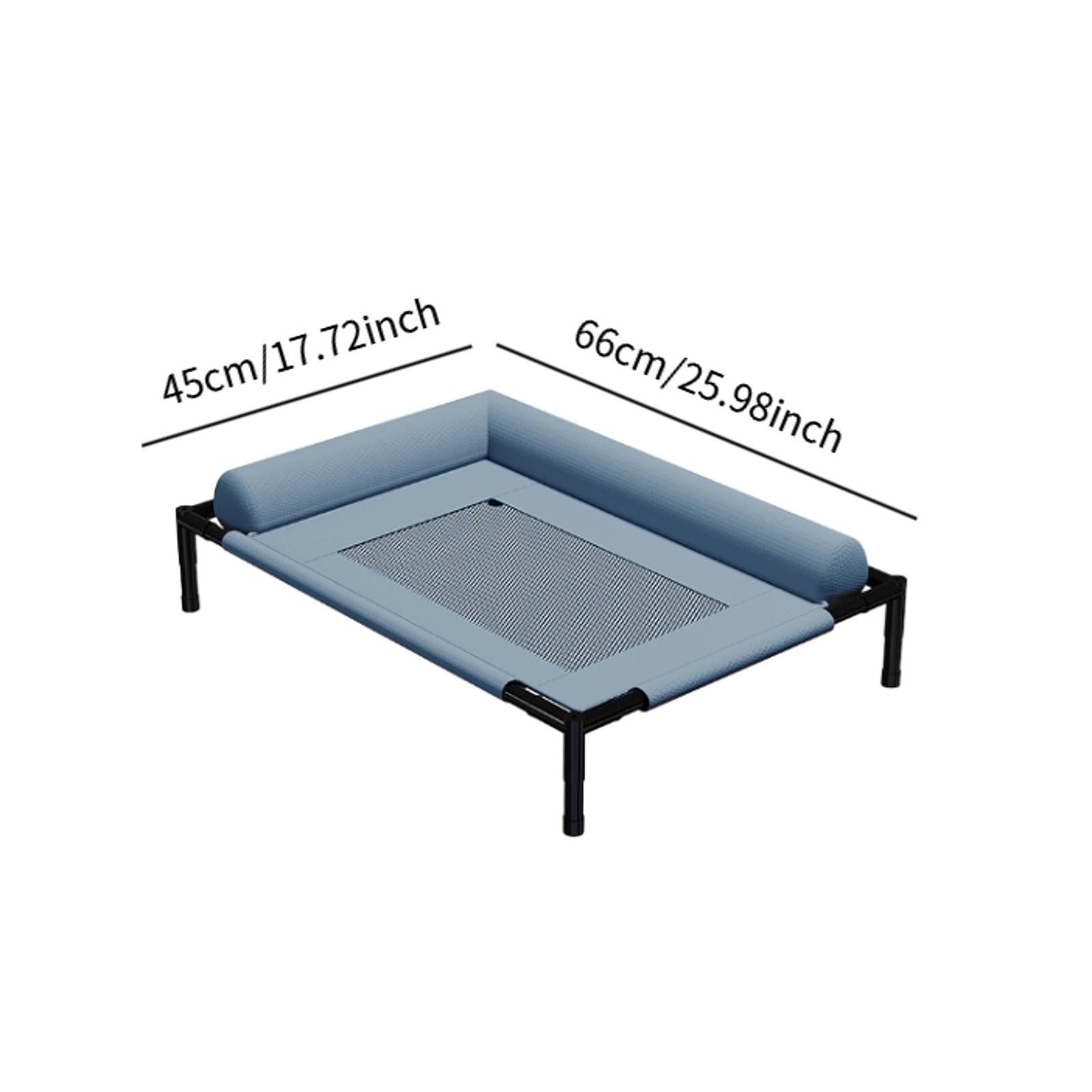 Cama Elevada Refrescante para Cães, Portátil e Lavável, Rede para Cães e Gatos, Cama Portátil para Cães com Tela Respirável